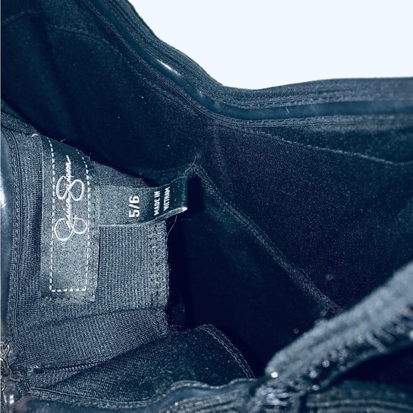 🖤 New 5 / 6 Jessica Simpson Little Black Corset Dress Mini Short Lace & Velvet - Picture 7 of 10